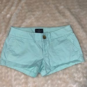 american eagle mint shorts
